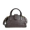 New Handheld Cloud Woven Bag With Advanced Texture Boston Single Shoulder Magnetic Buckle Crossbody Bag For Women