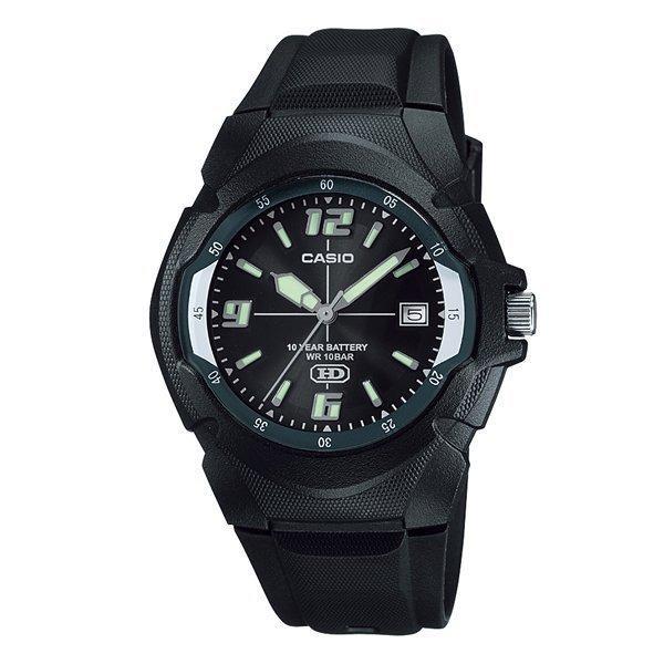 Japan Casio Watch Analog 10 ATM Waterproof Black MW-600F-1AJH