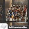 3-7 Tier Transparent Display Rack Stepped Multi-Layer Acrylic Storage Rack Toy Anime Car Model Small Wine Bottle Perfume Storage