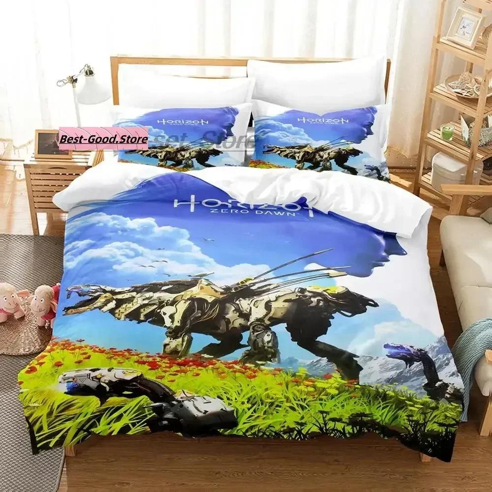 

Horizon Zero Dawn Beding Set Single Twin Ful Quen King-Sized Dimensionsd Dimensions Bed Linen Set Aldult Kid Bedrom Duvetcover Sets 3D Game bed shet 100*200cm Single