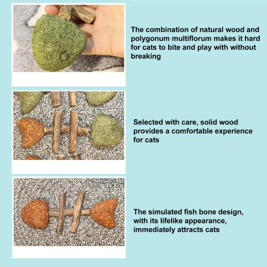 3 Adet Doğal Kedi Çiğneme Çubukları Balık Kemiği Şeklinde Oyuncak Gümüş Asma Ve Kedi Nanesi Oyuncak Kedi Diş Bakım Aracı Diş Sağlığı Diş Temizliği İçin