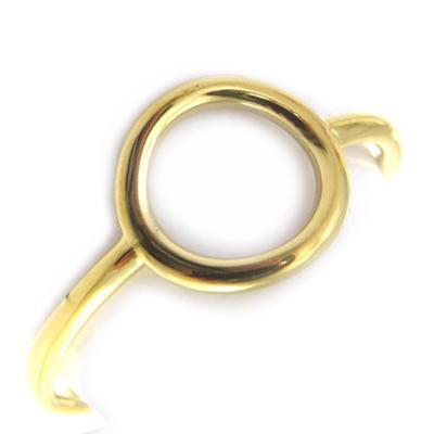 Vergoldeter „Zen“-Ring – 9 mm