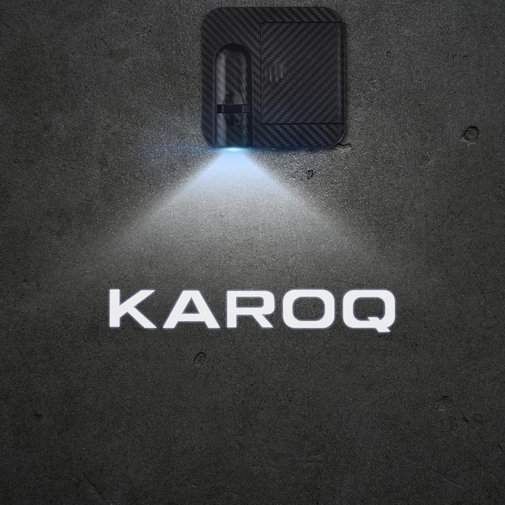 1/2PCS For Skoda Octavia Kamiq Karoq Sport Line VRS Car Door Welcome Lights Projector Logo Wireless Sensing Accessories