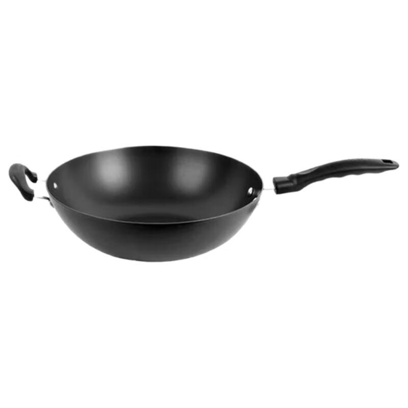 SUPOR Uncoated Cast Iron Wok