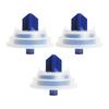 3Pcs Float Valve Membrane Toilet Fill Valve Diaphragm Washer for Toilet Tank Valves and Inlet Valve Membrane Seals