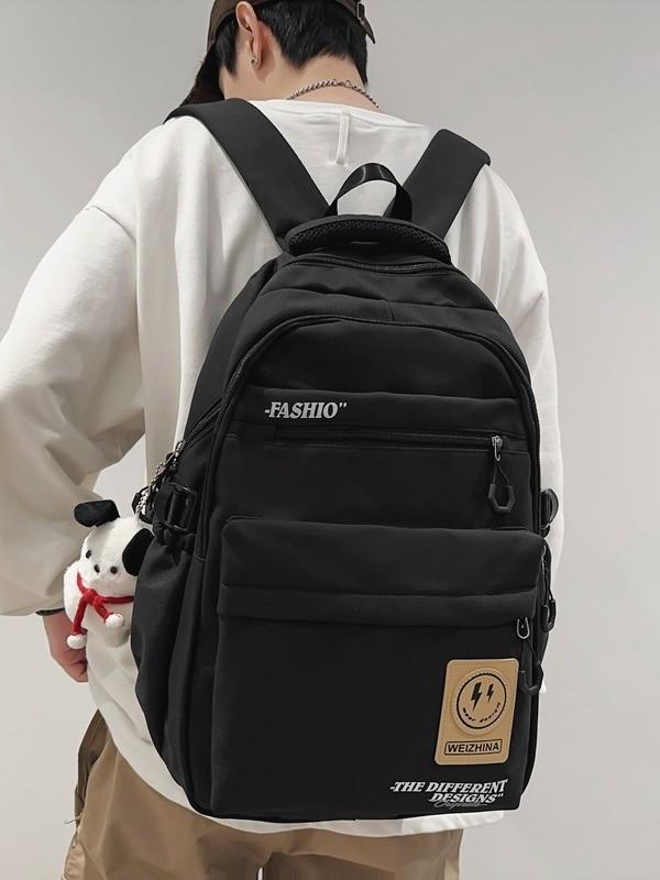 Nylon Fashion Backpack For Students With Feature And Laptop Storage For School Use