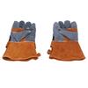 Verbrühschutzhandschuhe Rindsleder Hochtemperatur- und feuerbeständige Schutzhandschuhe für Camping Grill Mikrowelle