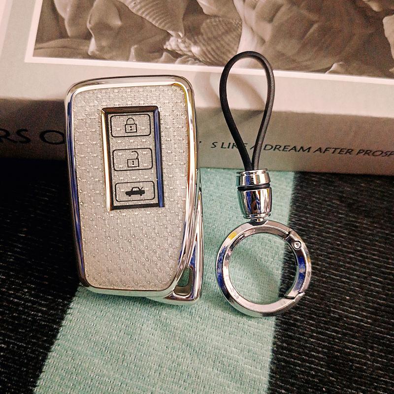 White Diamond Tpu Fit For Lexus Nx Is Rx Es Gx Lx Ls Ux Gs 200 260 300 350 Nx200 Nx300 Rx350 Es300 Auto Key Fob Cover Case Auto Accessories