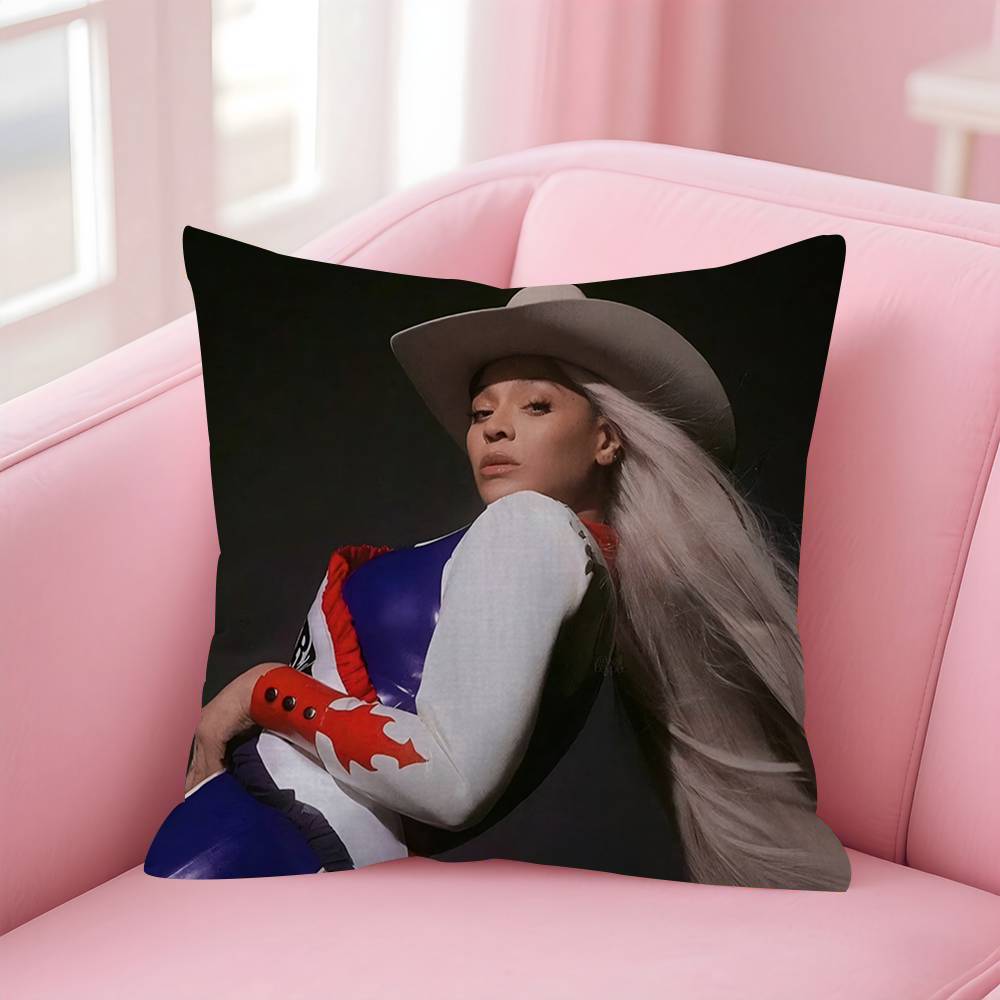 BBeyonce Cowboy Singer Personalized Pillow Dust Cover Bedroom Kids Party Decoration Pillowcase Birthday Children Gift
