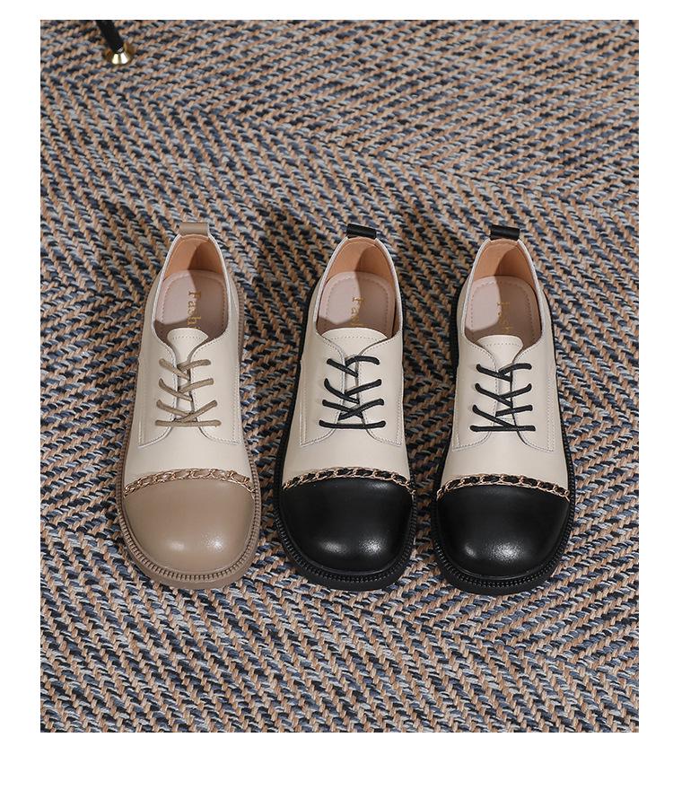 Mocasines Mary Jane de Encaje con Suela Gruesa, Tacón Grueso y Suela Blanda para Mujer Weiwei.