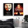 Klassieke Hackers Movie V voor Vendetta Posters en Prints Canvas Schilderij Abstract Decoratief Home Decor