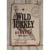 Wild Turkey Bourbon Country Style Iron Sign - Suitable for Whiskey Bar and Hotel Decoration