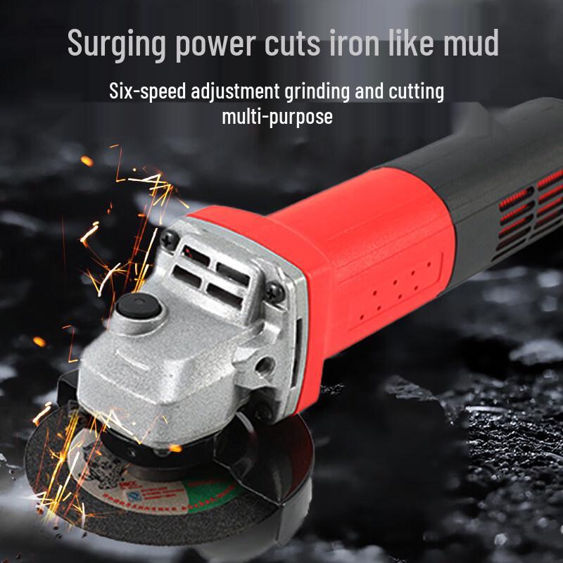 TaiJuFu 2500W Multi-function Angle Grinder with 6-Speed CN plug (adapter included)
