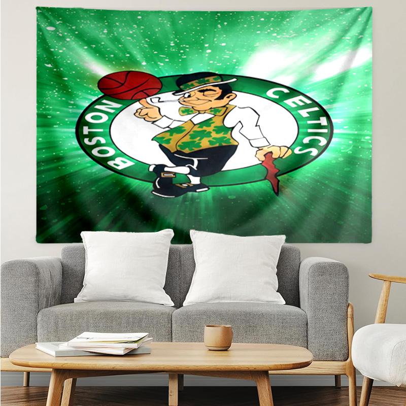 Boston Basketball Quick-Dry Tapestry Hanging for Bedroom,Livingroom, Playroom,Decor Art Room Wall Tapestry Holiday and Birthday Gifts