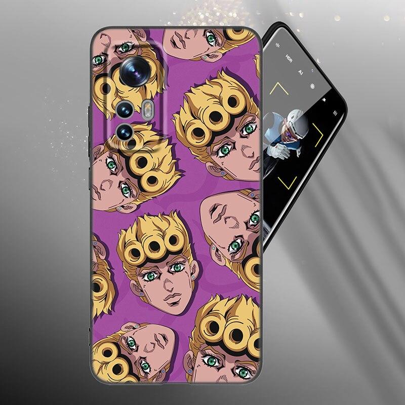 JoJo Bizarre Adventure Phone Case For Xiaomi Mi 10T 11i 11T Note 10 11 Lite NE F1 POCO F3 M3 X3 GT NFC M4 X4 Pro 5G Black Cover