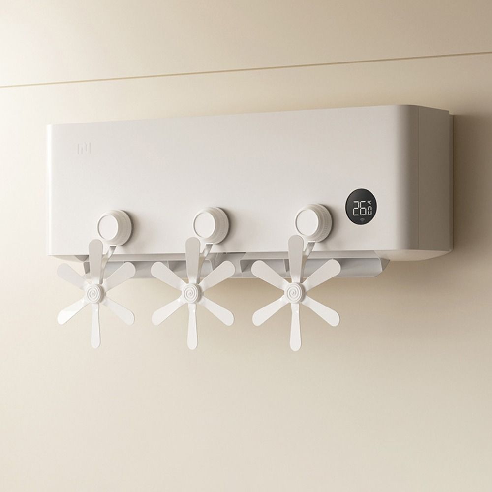 Suction Cup Air Vent Deflector Anti Direct Blowing Adjustable Angles Air Conditioner Wind Shield Fan