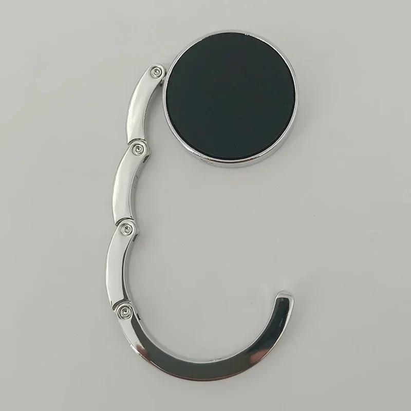 Portable Fashion Folding Crystal Alloy Purse Handbag Bag Hanger Hook Holder Table Hook Unique Parts Accessories Multifunctional