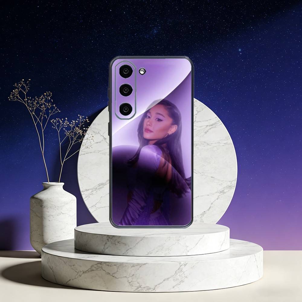 Ariana Grandes Phone Case For Samsung Galaxy A73,A72,A71,A70,A53,A52,A51,Others Soft Black Cover