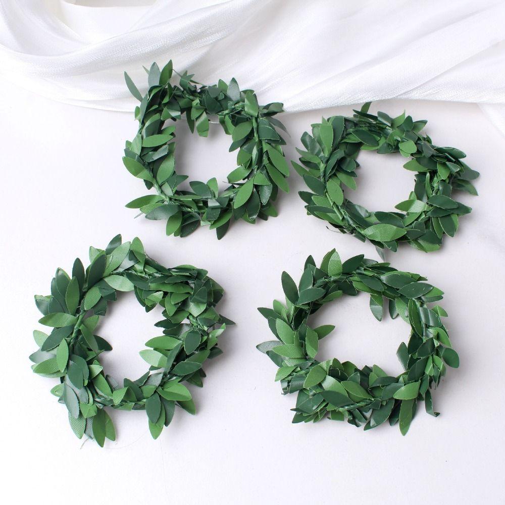10pcs Plastic Woven Handmade Napkin Ring Simulation Table Decoration  Valentine's Day