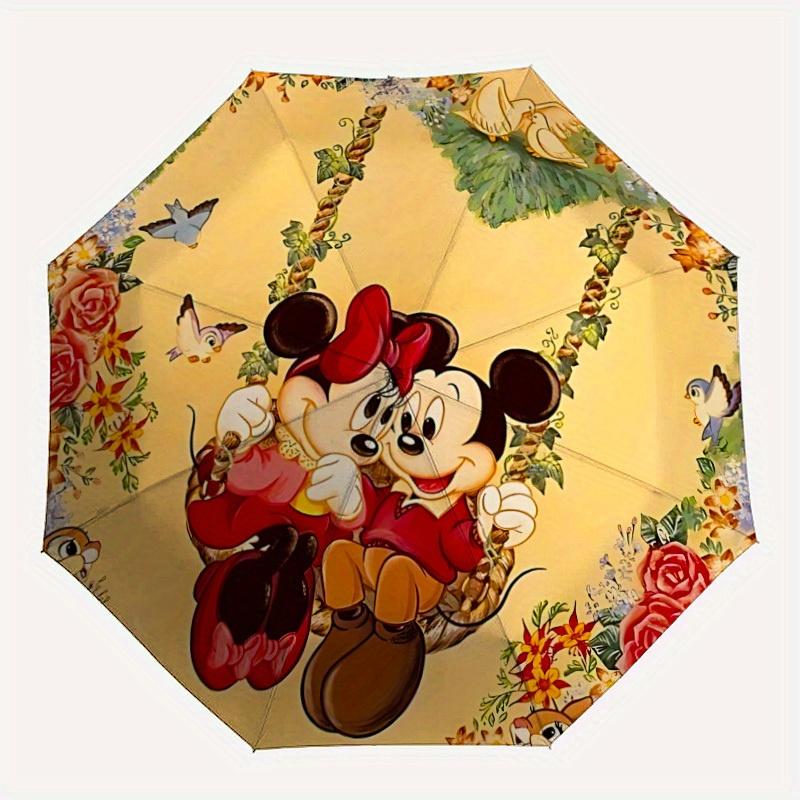 

1pc Mickey, Minnie Automatic Umbrella 8-Bone Design Compact Gear for Outdoor Travel,Perfect Gift for Friends Birthdays yy250813010