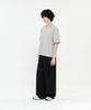 SIGNATURE Single-Pleat Wide Slacks [Black]