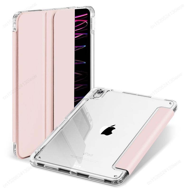 Pour iPad Air 4 5 10.9 Coque iPad Pro 11 iPad 11ème 10ème 10.2 9ème/8ème/7ème Génération Pro 12.9 6ème 5ème 4ème Mini 6 Housse de Tablette 2024 iPad Pro 11 M4 rose