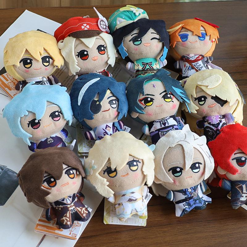 Genshin Impact Chibi Tartaglia Plush Pendant Keychain Ornament