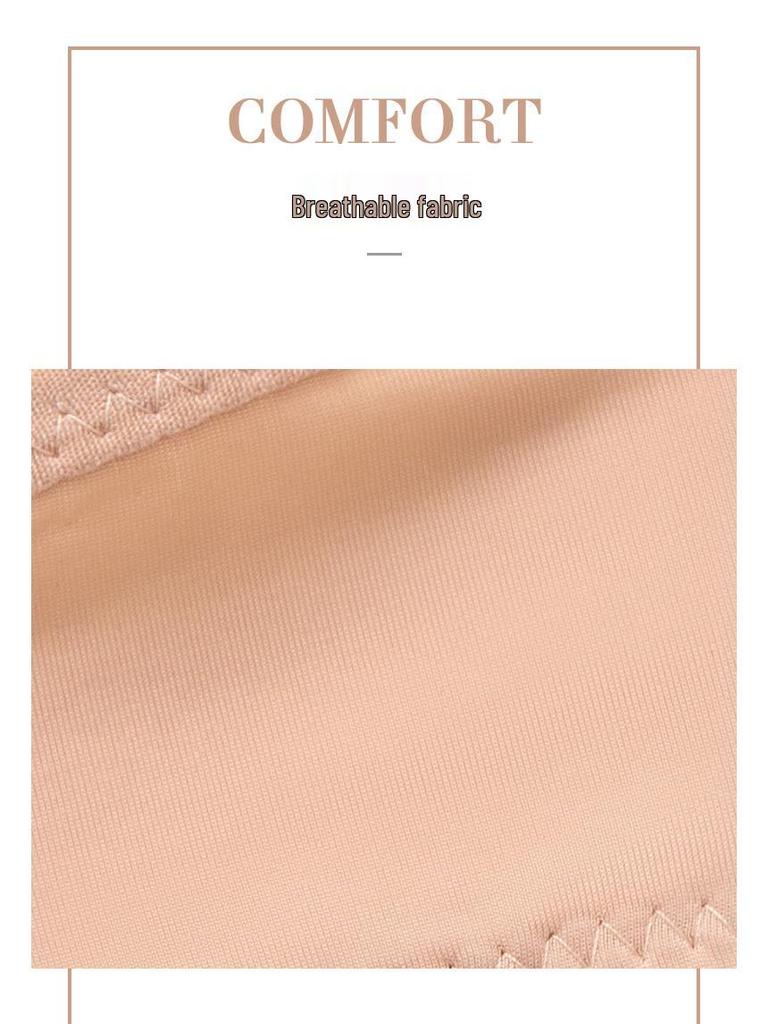 Shantou Women's Wire-Free Red Bra: Thin, Plus Size, Middle-Aged & Elderly, Adjustable, Side Support for Underarm Fat.