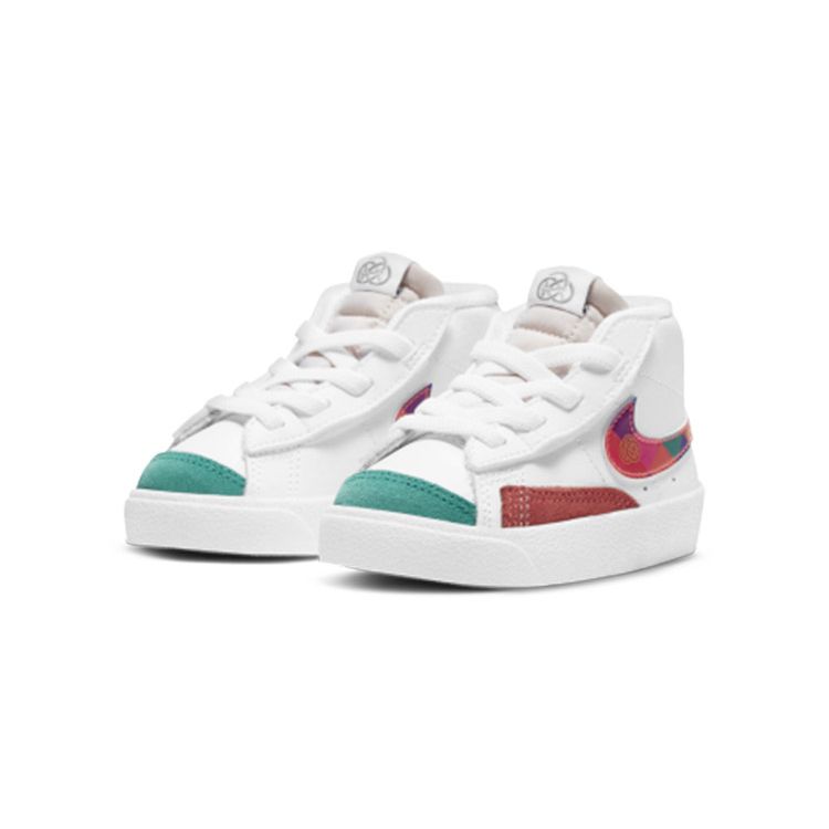 Nike Blazer Mid 77 TD Chinese New Year - Spring Festival Baby Sneakers White Spirit-Teal Racer-Blue DD8491-163