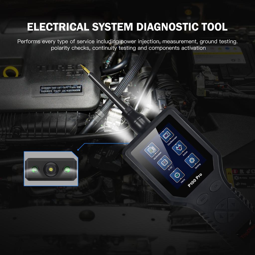 Pro 9-30V Circuito de Carro Diagnóstico de Circuito Automotivo Kit de Sonda de Circuito 12V 24V Multímetro Osciloscópio Digital Ativação de Peças/0-5V Ajustável