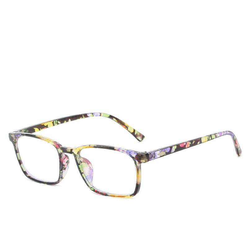 Trendy Versatile For Women Minimalist Fresh Eyeglass Frame Decorative Flat Lenses Suitable For Men Match Finished Myopia Glasses