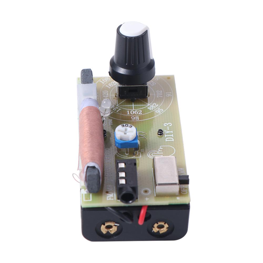 87-108Mhz Medium Wave AM FM Radio Receiver Teaching Parts 2 Band Headphone Radio Kit  Teacher
