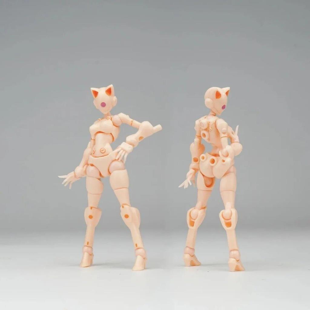 SHEIK MAINLAND 3MIN PROJECT Swift Female Mutant 3.75 inch 1/18 Action Figure Super Movable DIY Assembly Collectible Model Gift