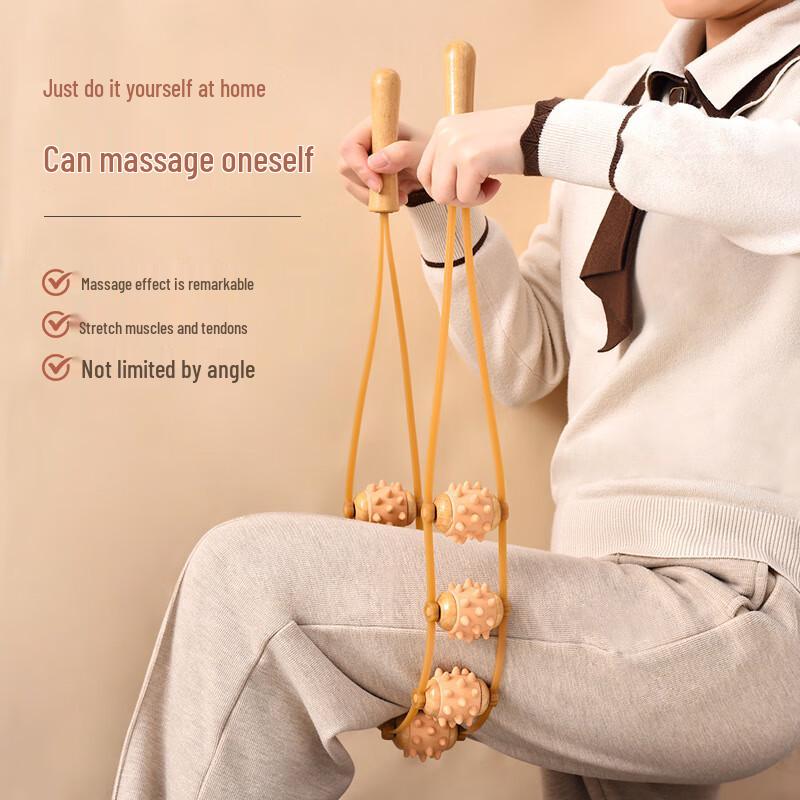 Manuelles Rollenmassagegerät für Rücken & Schultern