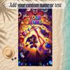 Beach TowelThe Amazing Digital Circus Custom Name Text Personalized Soft Towel for Beach Pool Indoor Home Decor Gift