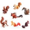Realistic Miniature Squirrel Model For Desktop Decoration Perfect For Nature Lovers