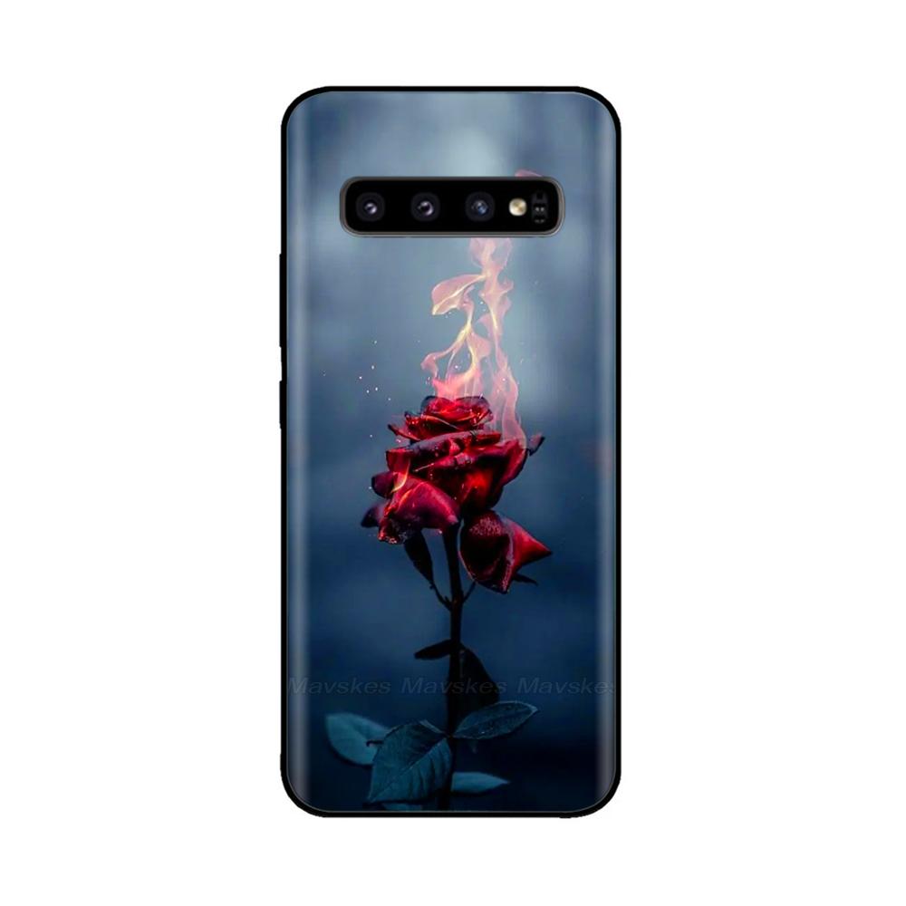 For Samsung S10 Plus Case S10 Silicone Fashion Back Cover Cases For Samsung Galaxy S10 S10E S 10 S10plus Protective Back Cover