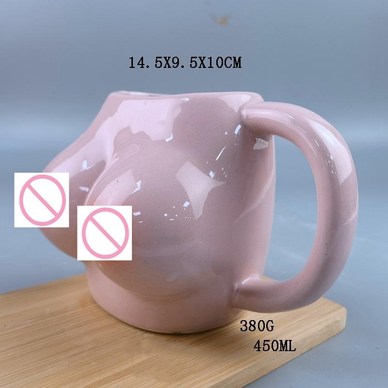 Funny Boob Penis Mugs Coffee Mug Gag Gift Novelty Ceramic Water Cup With Handle