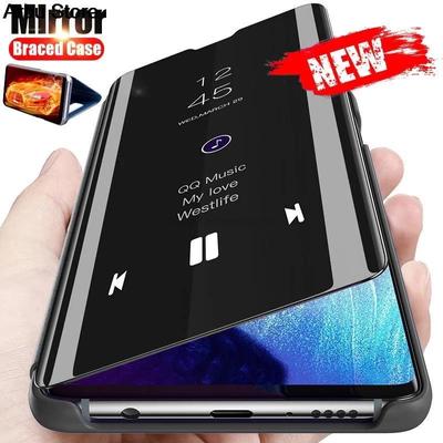 Custodia a libro in pelle Smart Mirror View per Xiaomi Poco C65 C 65 65C con supporto magnetico antiurto Coque Redmi13C Redmy 13C 13 C C13 4G
