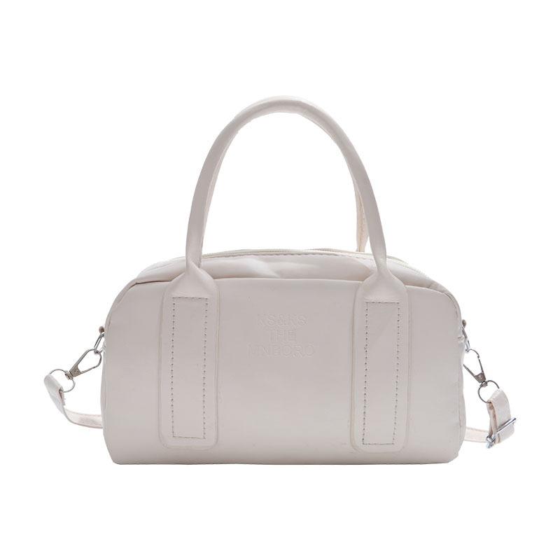 Korean Niche Design Portable Boston Bag 2025 New Temperament Fashion Pillow Bag Simple Ballet Messenger Bag