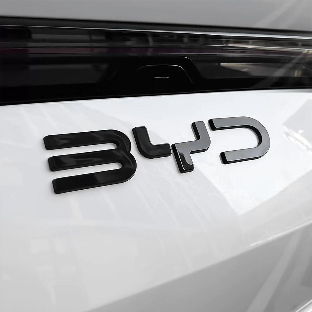 3D ABS Kryt emblému mřížky přední kapoty auta Zadní znak kufru Samolepka pro BYD Atto 3 Yuan Plus Song Plus Tang Han TAN Seal