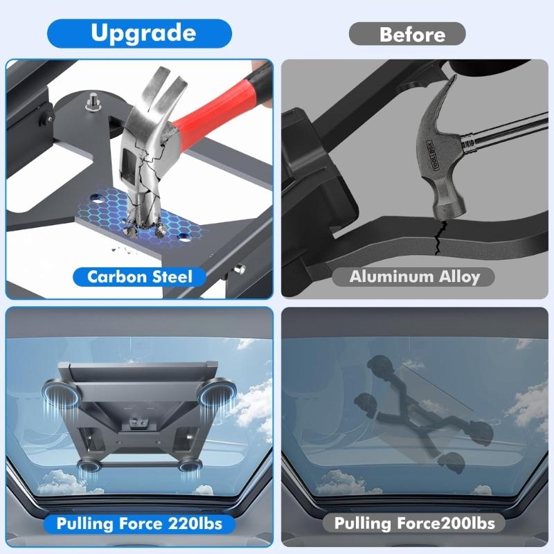 High Strengths Magnetic Holder Mount for Satellite Secure Attachment on Moving Vehicles During Travel