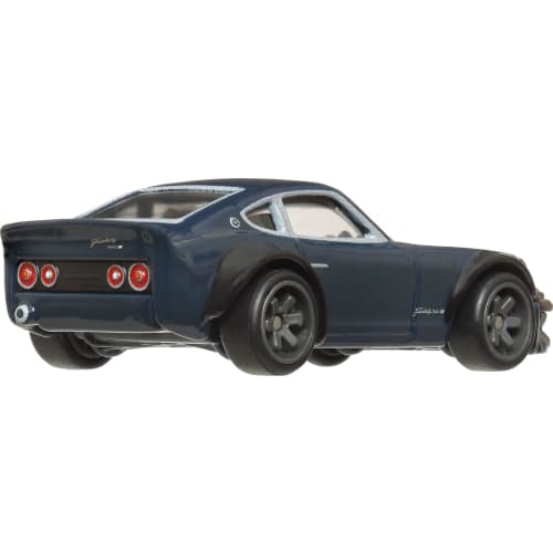 Hot Wheels Car Culture Japan Historics 4 Nissan Fairlady Z Vehicle Toy Mini Car Ages 3 and Up Navy HRV86