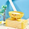Cute Yellow Duck Soap Dish Creative Soap Holder for Bathroom Durable Plastic Shower Organizer Fun Gift for Bath Accessories