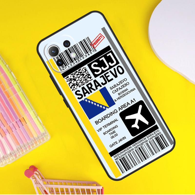 Bosnia and Herzegovina Passport Cover For Xiaomi 14 Ultra 13 11T 12T 13T 14T Pro POCO X6 X7 Pro X3 X5 F3 F5 F6 M6 Pro Case