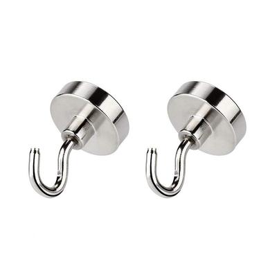 2pcs Heavy Magnetic Hook, Suitable for Strong Neodymium Magnetic Hook In Family, Kitchen, Workplace, Etc, WBL