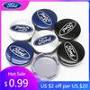 Samolepka na auto Auto 4ks 54mm Originální středové krytky kol Krytky nábojů Dekorace Pro Ford Focus MK2 Fiesta Mondeo Galaxy Falcon Territ