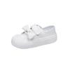 Little white shoes women's 2025 new spring and autumn women's popular thick-soled heightening skirt high-end versatile Velcro board shoes