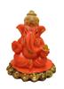 @ Lord Ganesha Idol In Orange Color Ideal For Car Dashboard 80Gm Zr-7030-60%Off