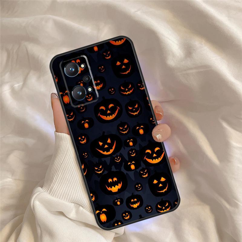 Halloween Aesthetic Case For Realme C71 C55 C67 C51 C75 C63 C61 C65 C53 C35 11 12 13 14 Pro Plus GT6 GT7 15 Pro